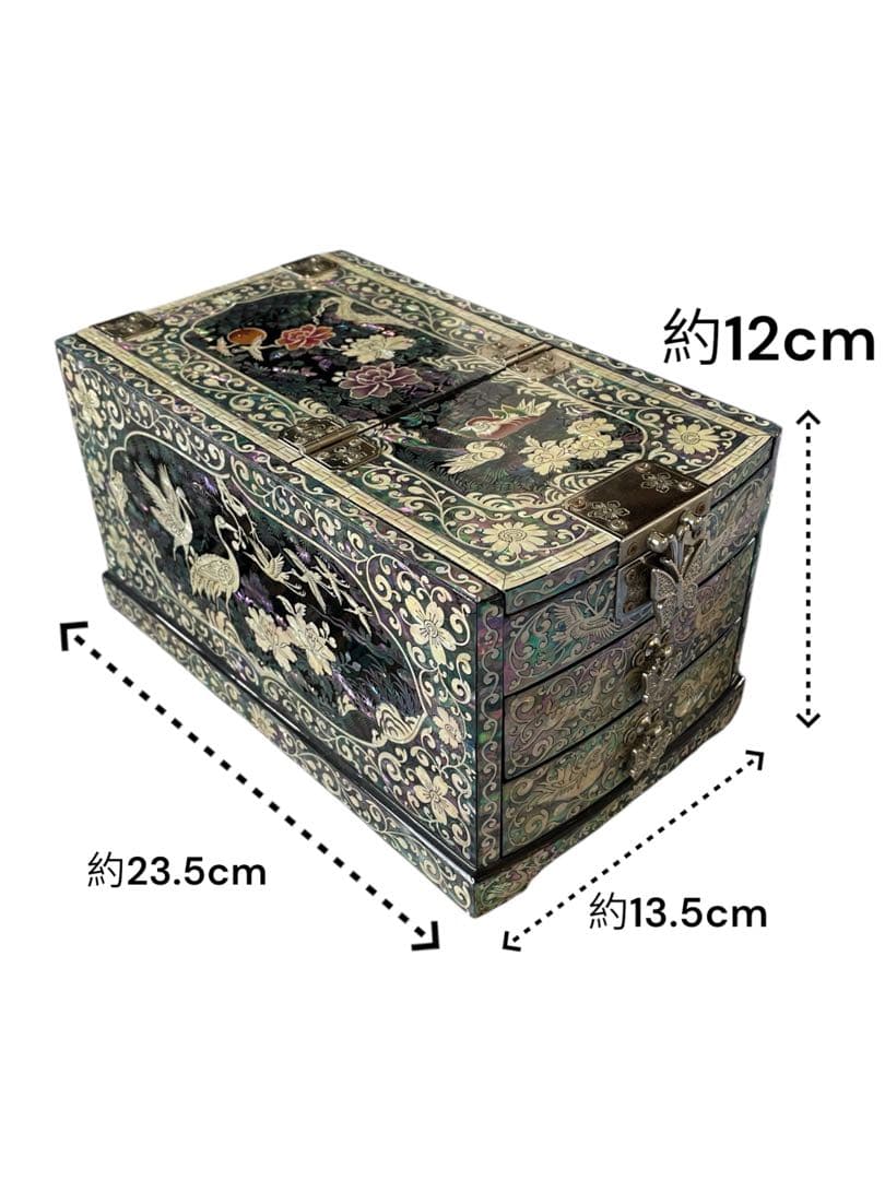 螺鈿細工のジュエリーボックス