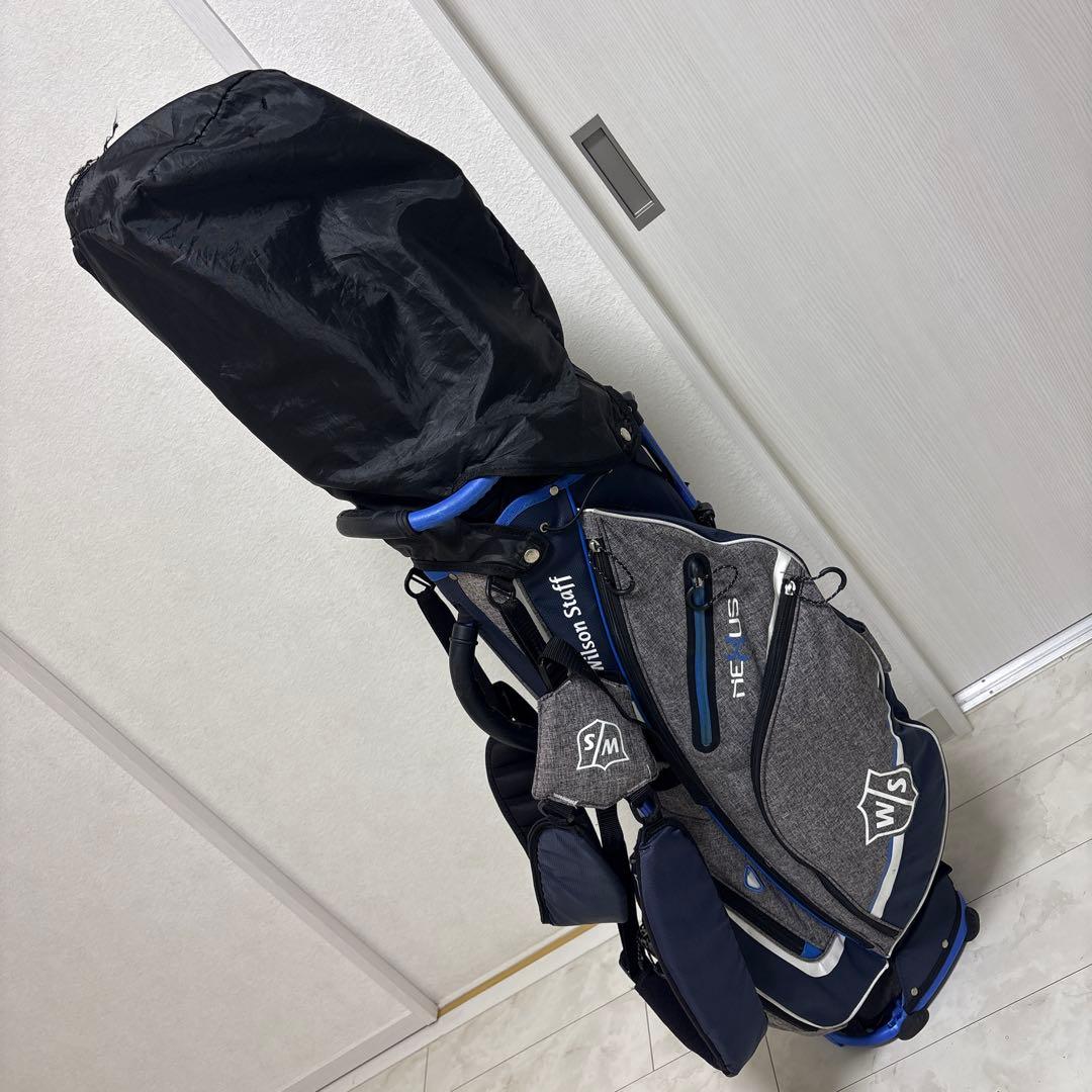美品軽量 WILSON ウィルソン NEXUS3 スタンドキャディバッグ9.5型