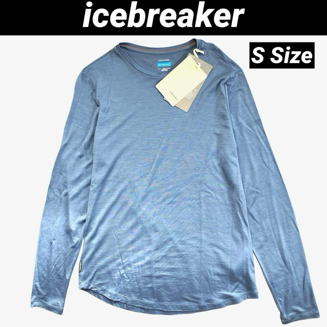 【未着用】 icebreaker レディース長袖 Tシャツ S サイズ タグ付き
