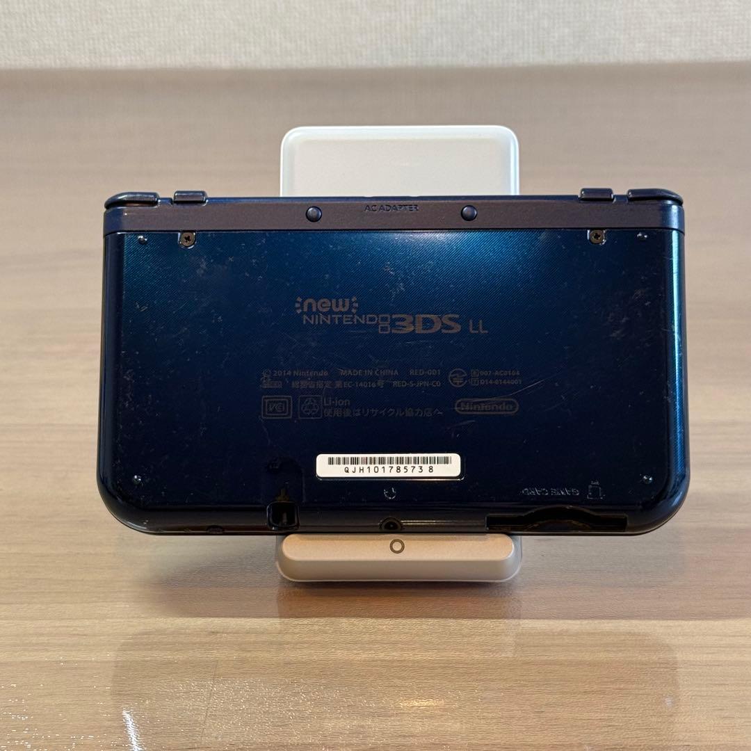 4-323【訳ありジャンク】Newニンテンドー3DS LL メタリックブルー