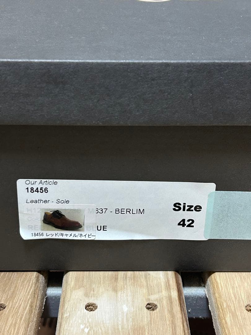 未使用 PROPHECY 外羽根レザーシューズ 42 日本サイズ27cm相当