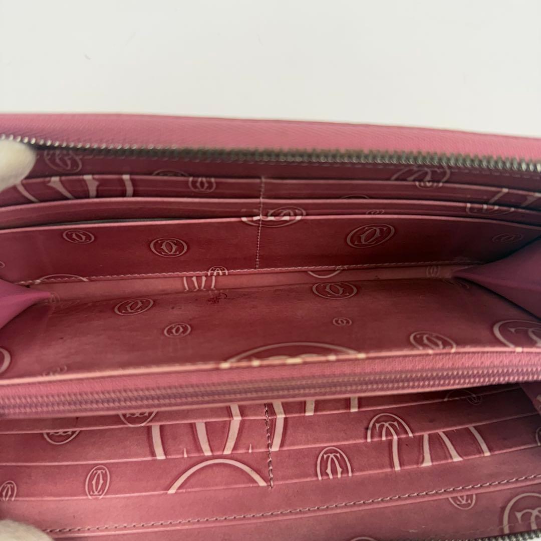 Cartier カルティエ ハッピーバースデー ラウンドファスナー 長財布