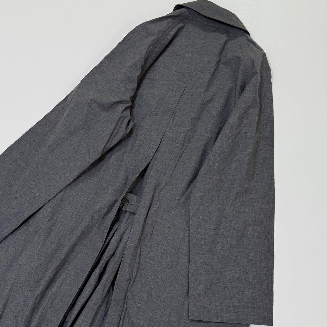 マーガレットハウエル　ロングコート ステンカラー Aライン 日本製　春秋