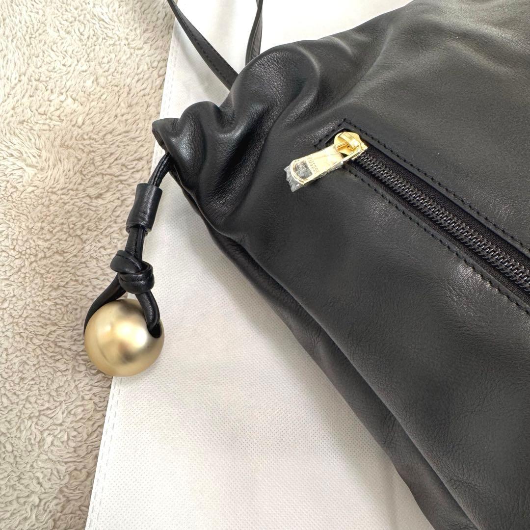 新品未使用 russet ラシット ギャザートートバッグ ブラック 新作 A4可