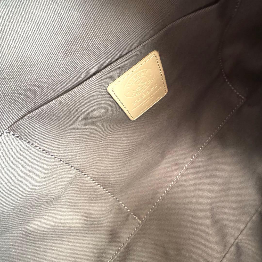 新品未使用 russet ラシット ギャザートートバッグ ブラック 新作 A4可