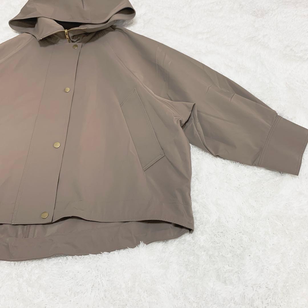 【美品】Noble ハイツイストダブルクロスフーディブルゾン