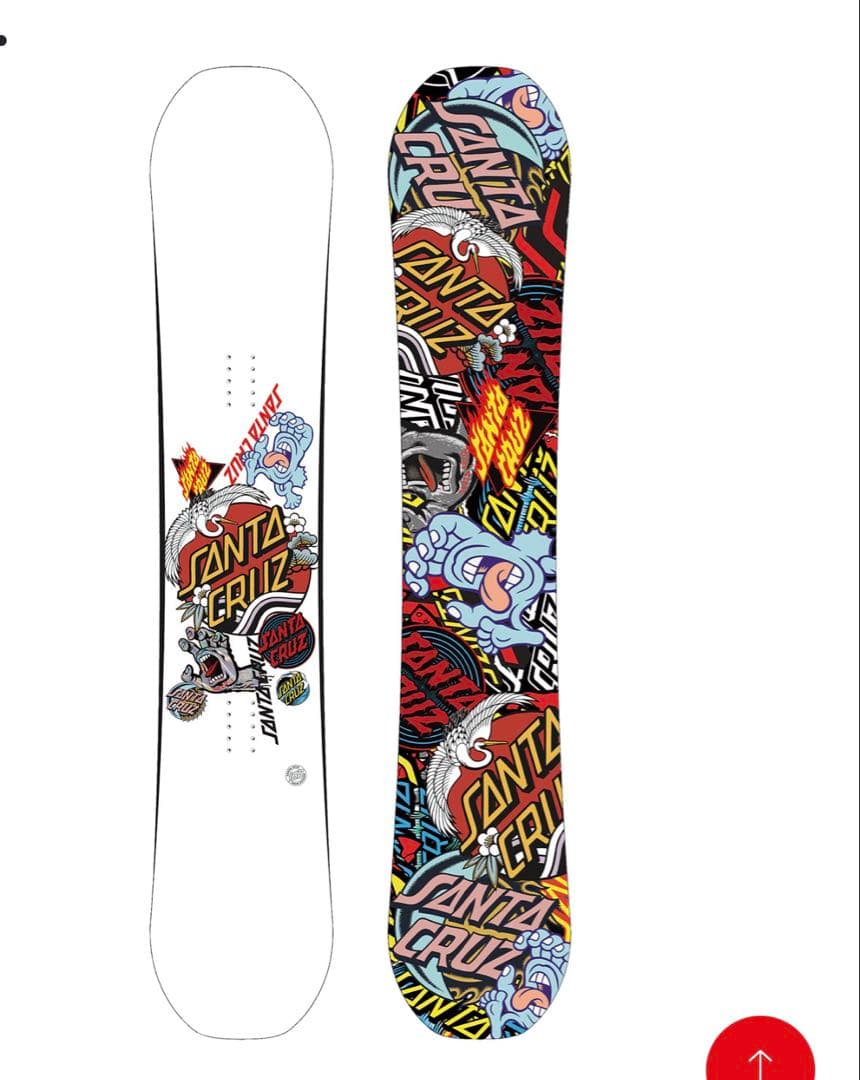スノーボード SANTA CRUZ DECAL 3 158 SALOMON RHYTHM M