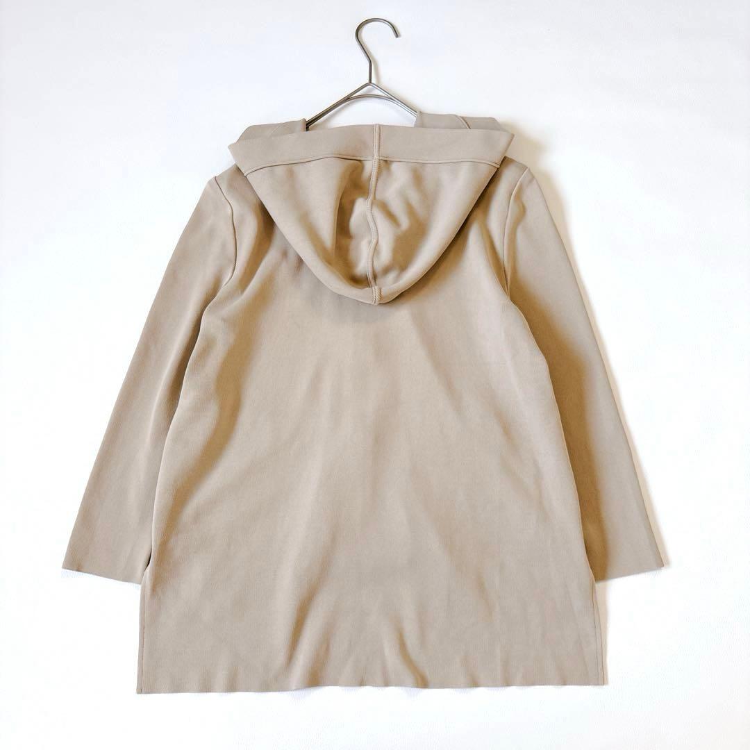 未使用級♡フォクシーニューヨーク レディライクパーカー ロゴプレート 洗える S