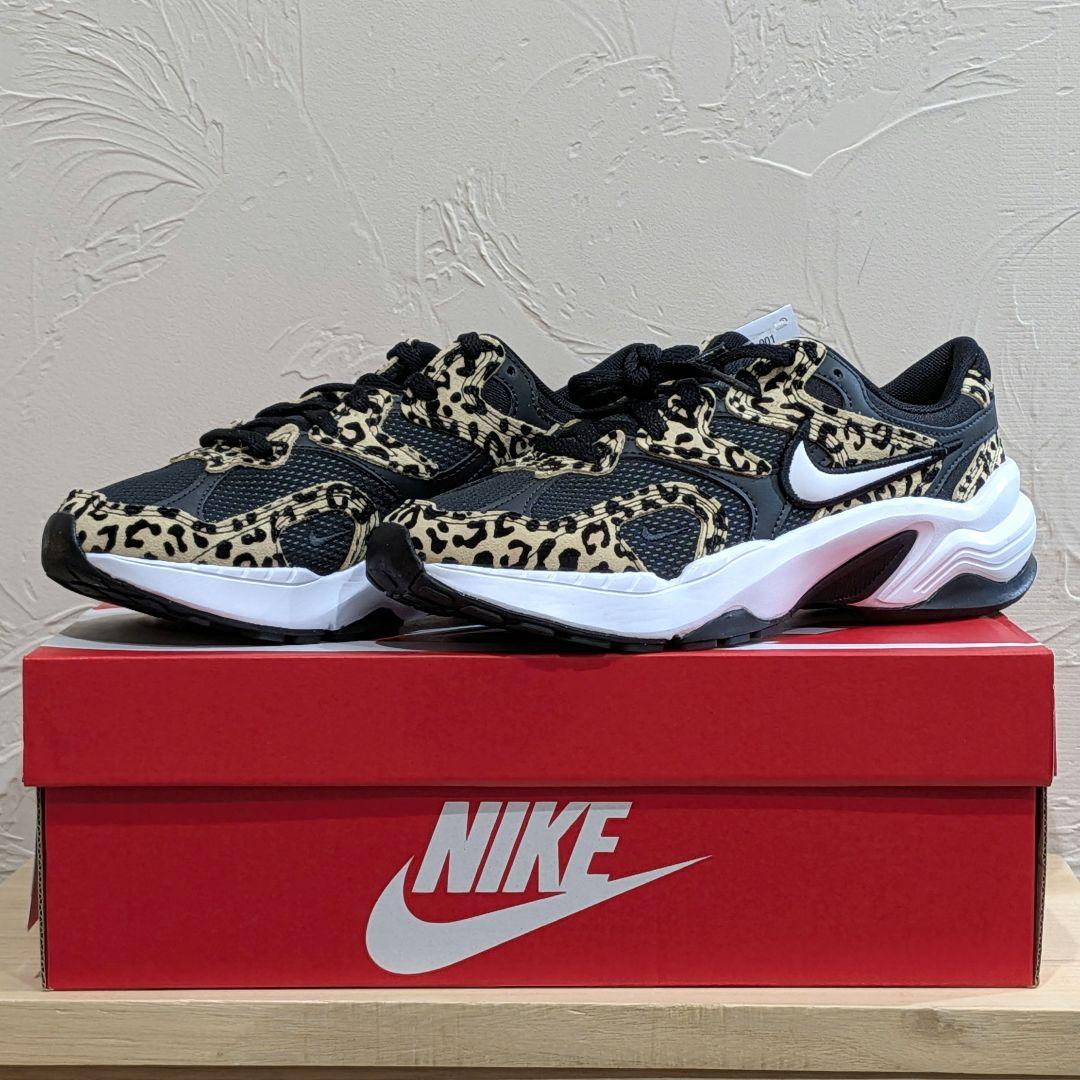 【新品】NIKE AL8 23.5 レオパード 厚底スニーカー ヒョウ柄 ナイキ