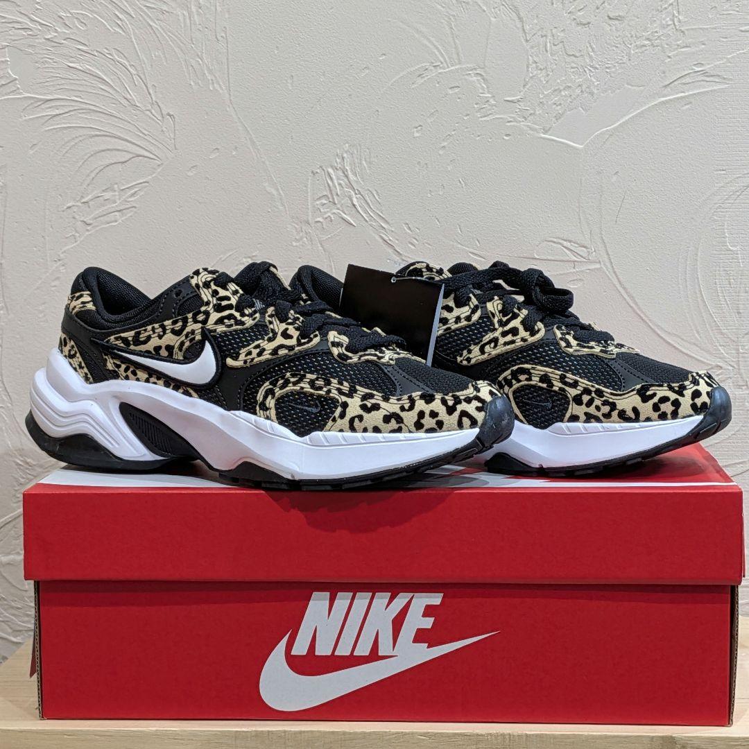 【新品】NIKE AL8 23.5 レオパード 厚底スニーカー ヒョウ柄 ナイキ