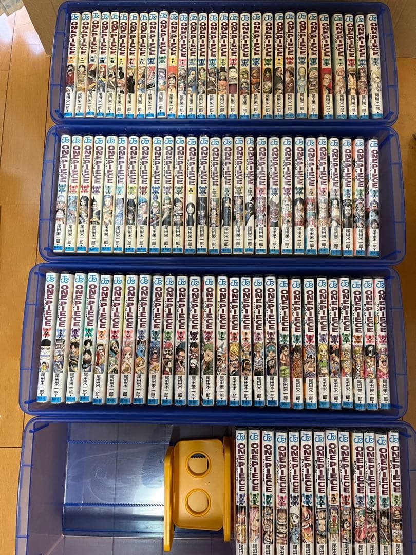 ワンピース漫画　1巻〜96巻（透明ブックカバー保管）