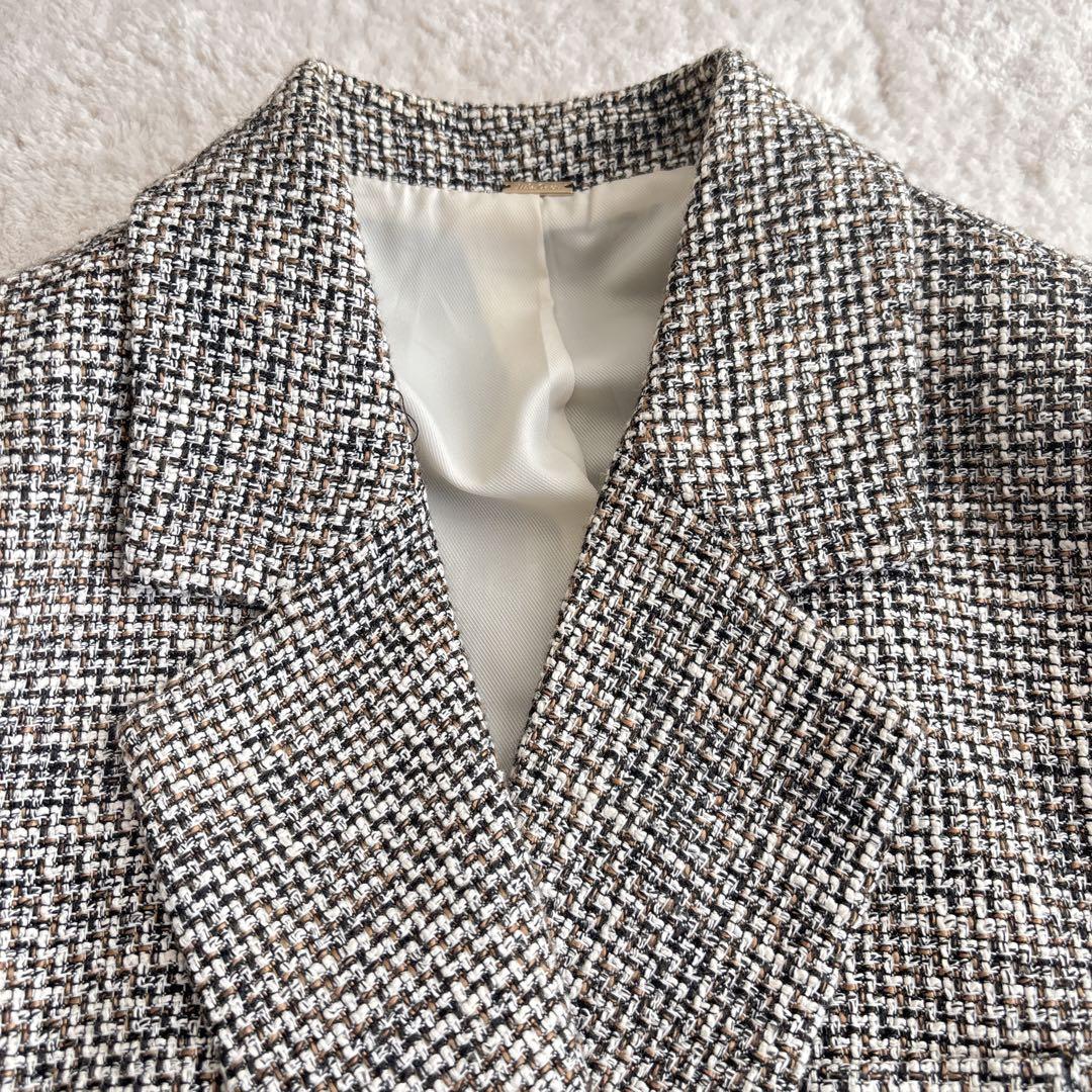 ミラオーウェン BAILA掲載 ツイード ダブルブレストジャケット美品