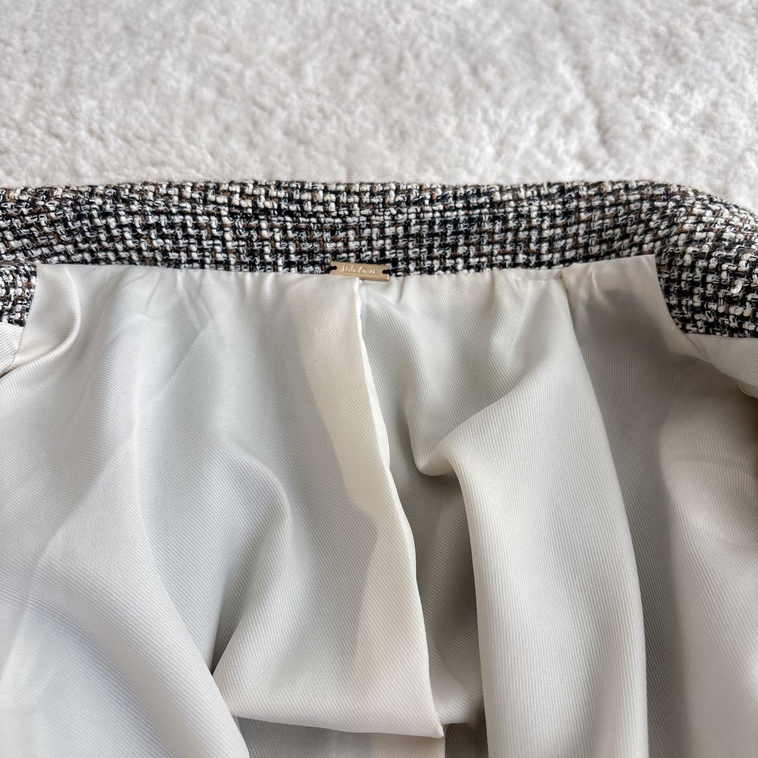 ミラオーウェン BAILA掲載 ツイード ダブルブレストジャケット美品