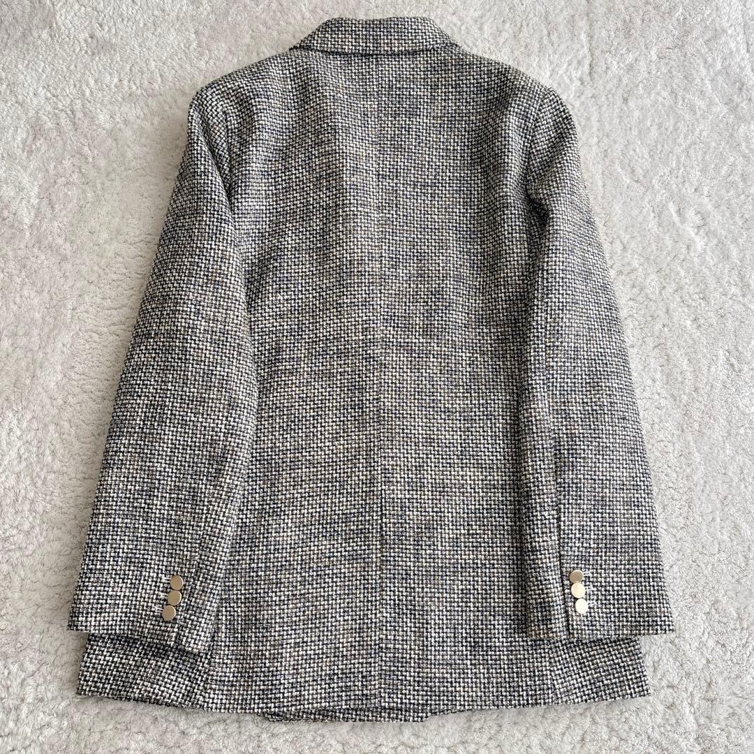 ミラオーウェン BAILA掲載 ツイード ダブルブレストジャケット美品