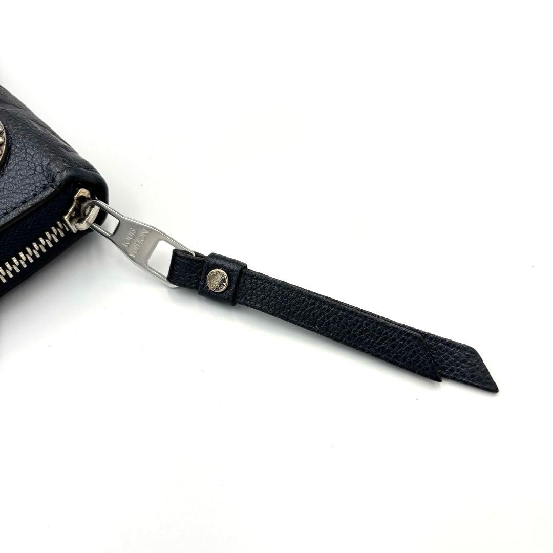 ルイヴィトン 長財布 ジッピーウォレット アンプラント ネイビー M62069