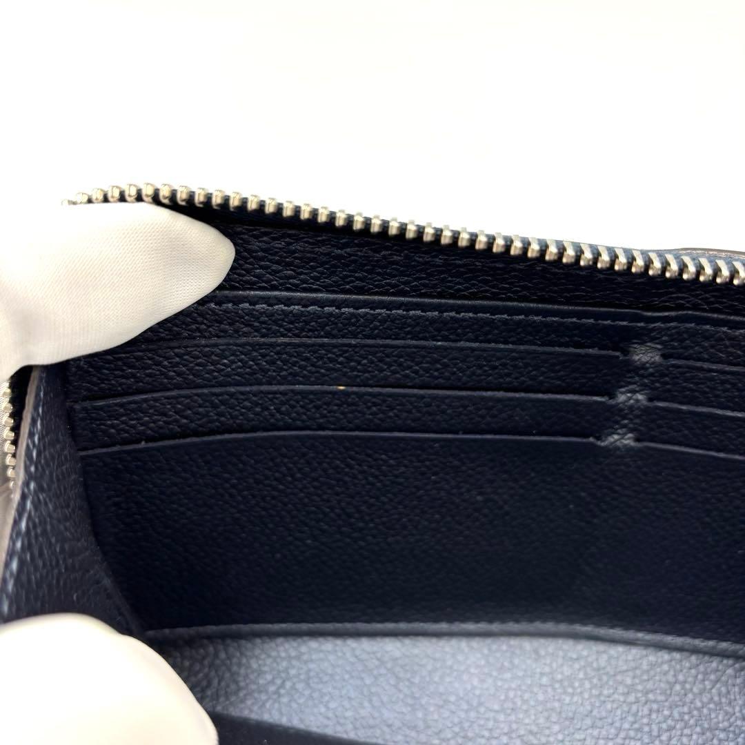 ルイヴィトン 長財布 ジッピーウォレット アンプラント ネイビー M62069