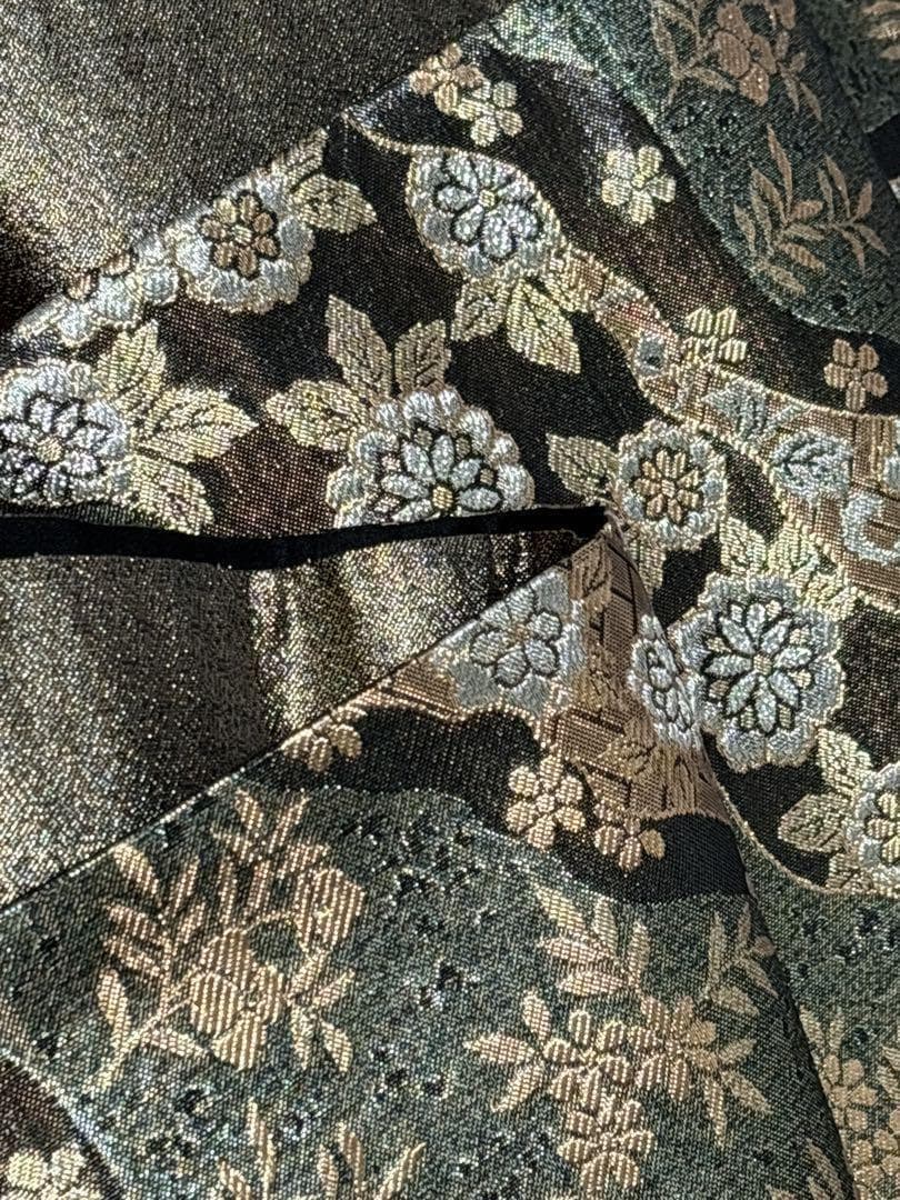 A21 袋帯　美品　［慶祝］華文　金銀糸　振袖向き　フォーマル　着物