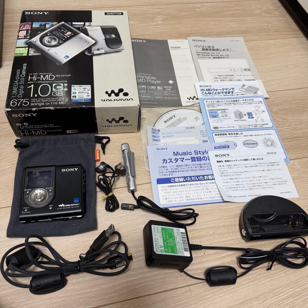 【ジャンク扱い】SONY Hi-MD WALKMAN MZ-DH10P
