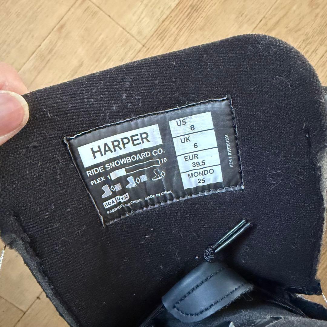 良品！ レディースのエントリーに！ RIDE BOA 25cm 簡単脱着ブーツ！