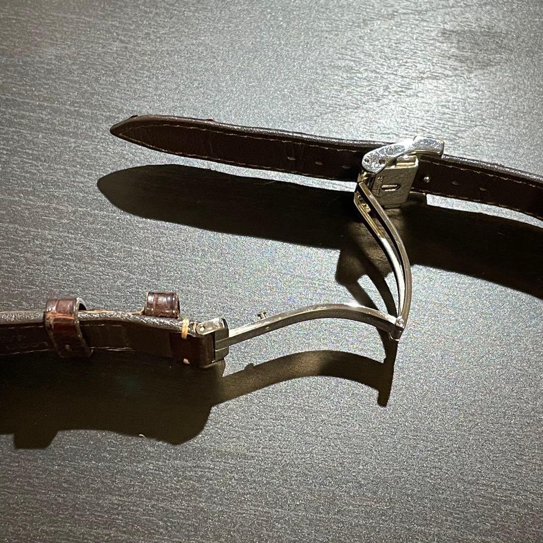 セイコー SEIKO 純正 マット クロコダイル ベルトDバックル　20ミリ