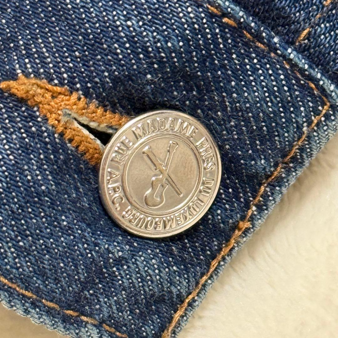 【濃紺美品】A.P.C. アーペーセー デニムジャケット Gジャン 1st 大戦