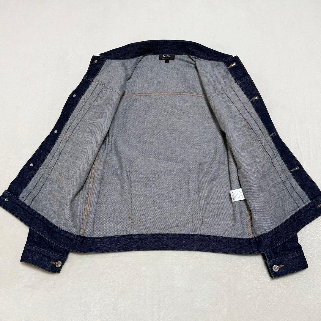 【濃紺美品】A.P.C. アーペーセー デニムジャケット Gジャン 1st 大戦