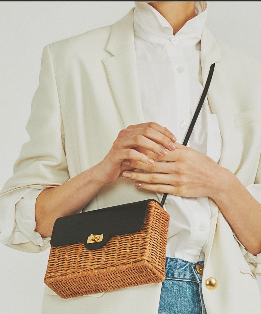 The Bagmati ショルダーボディかごバッグ