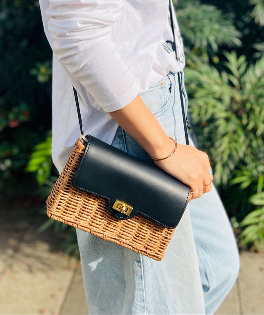 The Bagmati ショルダーボディかごバッグ