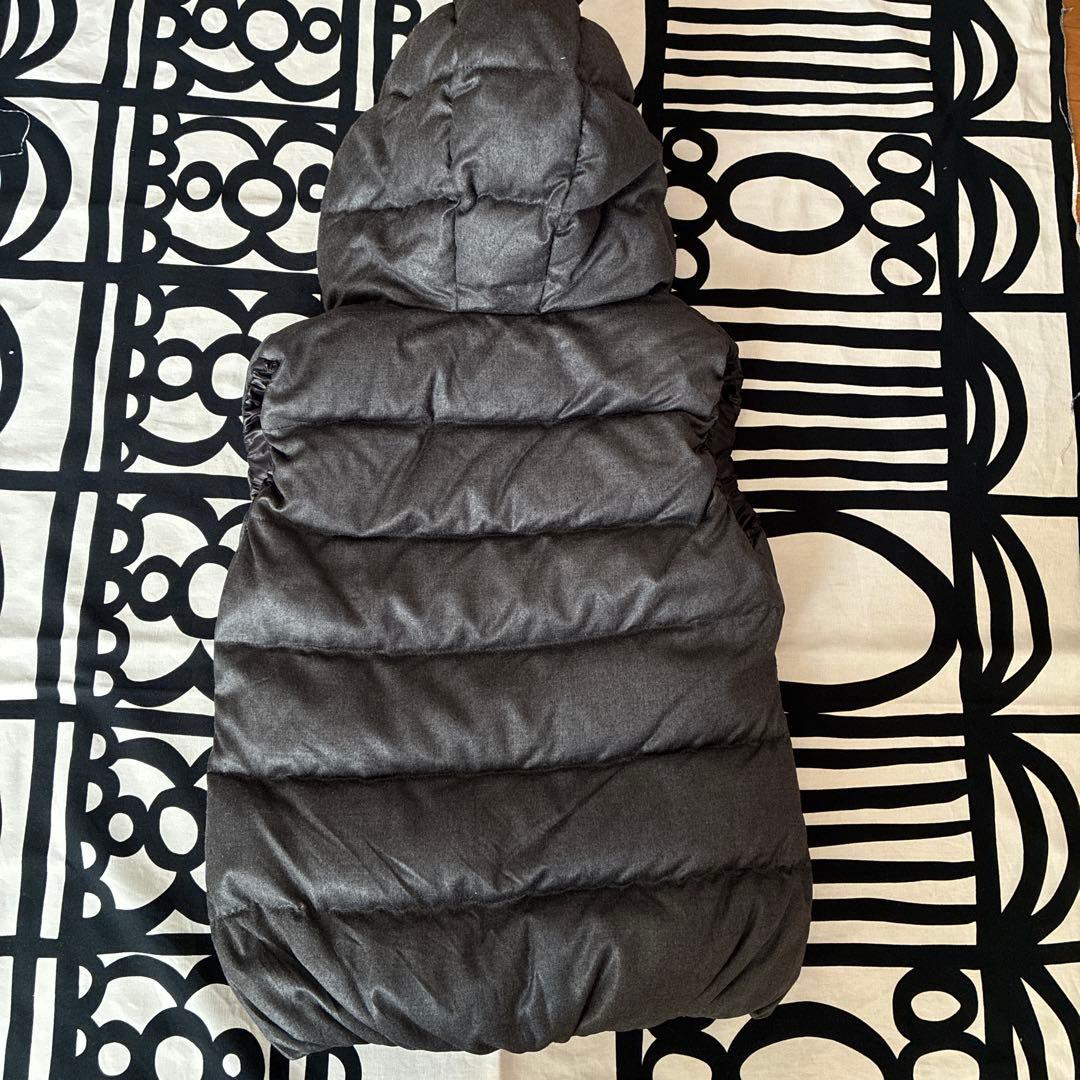 ⭐︎デュベティカ DUVETICA ダウンベスト フード付き グレー42 ⭐︎