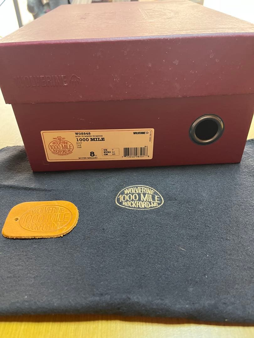 ウルヴァリン Wolverine 1000 Mile ブーツ ブラウン