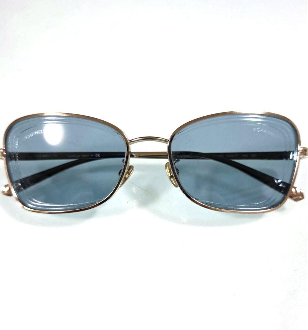 CHANEL 4254 c.395/80 ブルーレンズ　サングラス