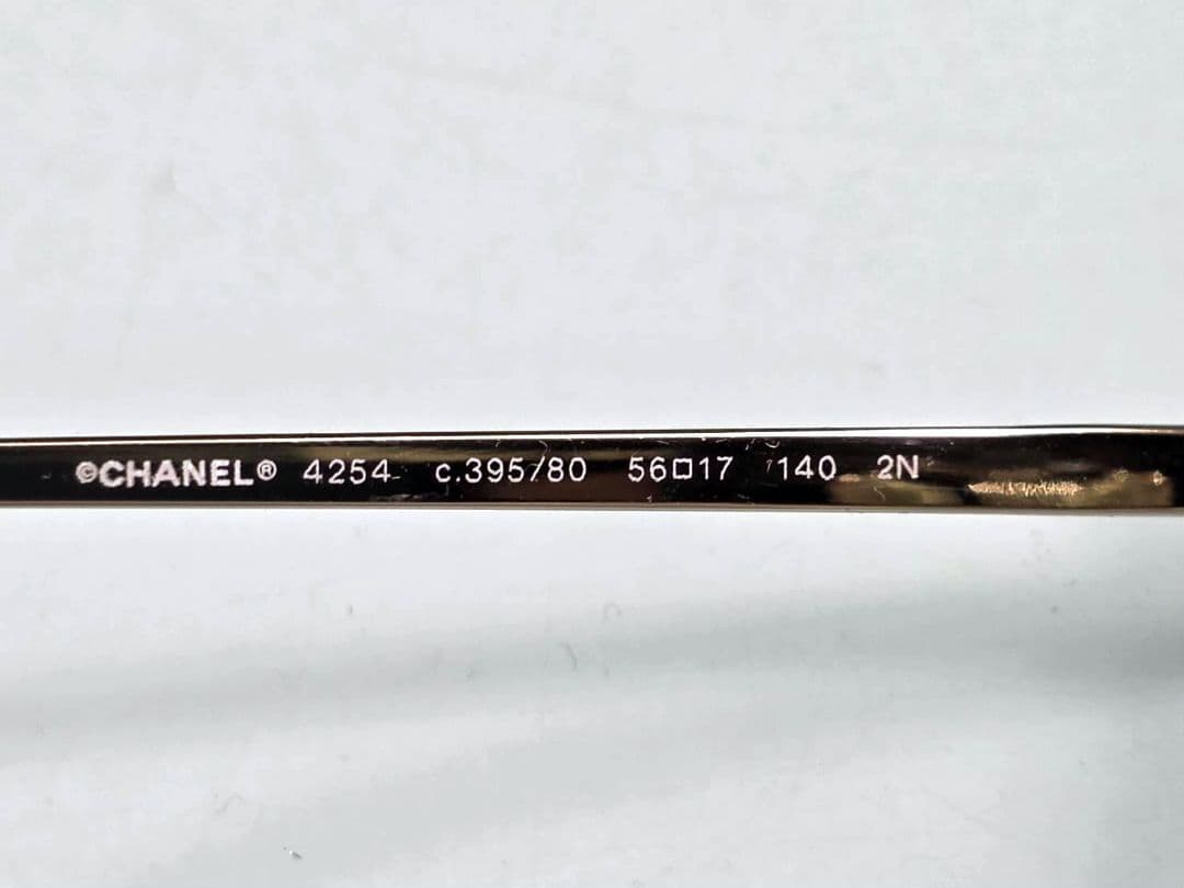 CHANEL 4254 c.395/80 ブルーレンズ　サングラス