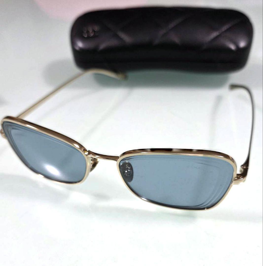 CHANEL 4254 c.395/80 ブルーレンズ　サングラス