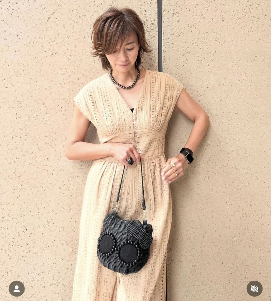 新品未使用　ne Quittez オールインワン　ベージュ　Sサイズ