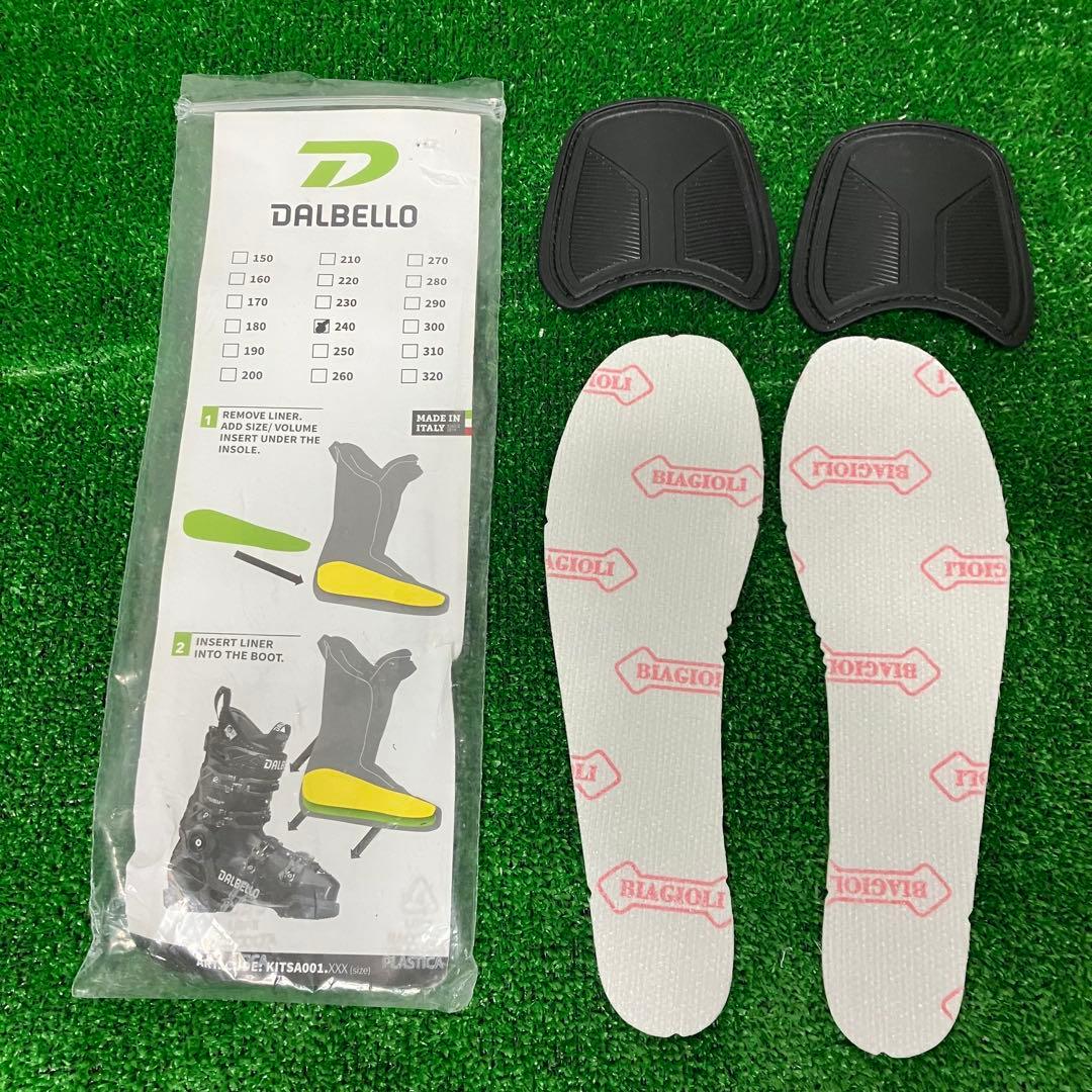 DALBELLO　スキーブーツ　DRS130　24.5　左ソール欠品　比較的綺麗