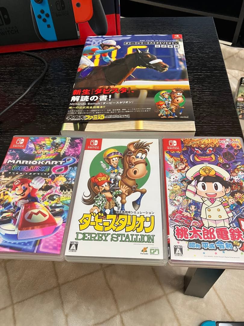 Nintendo Switch 青赤 Joy-Con 本体 + ゲームソフト3本