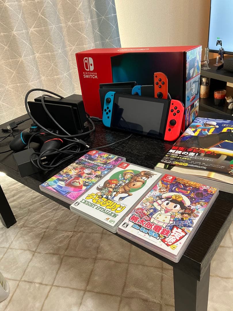 Nintendo Switch 青赤 Joy-Con 本体 + ゲームソフト3本