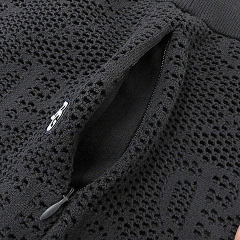 【美品】パーリーゲイツ ニット メッシュスカート サイズ1 [M5874]