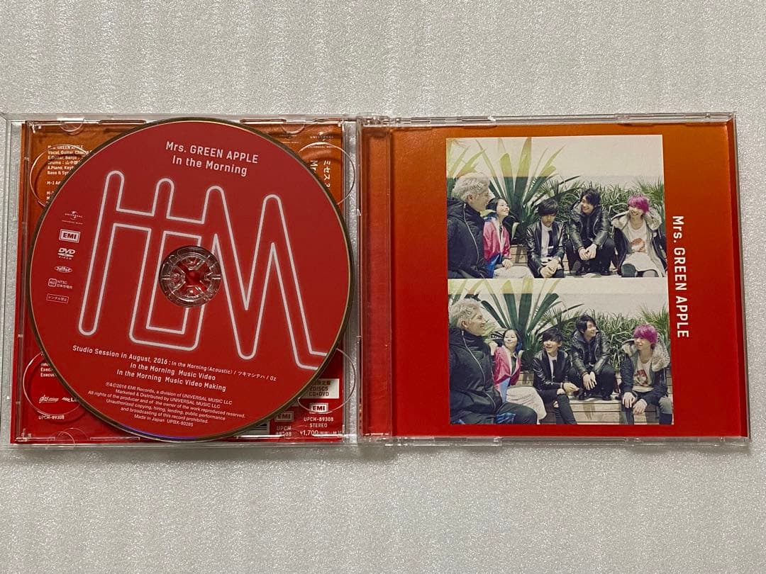 Mrs. GREEN APPLE In the Morning 初回限定盤