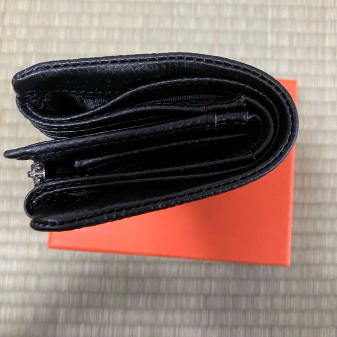 PEZ（ペッツ）x ear】コラボ/本革/コンパクト/刺しゆう折り財布