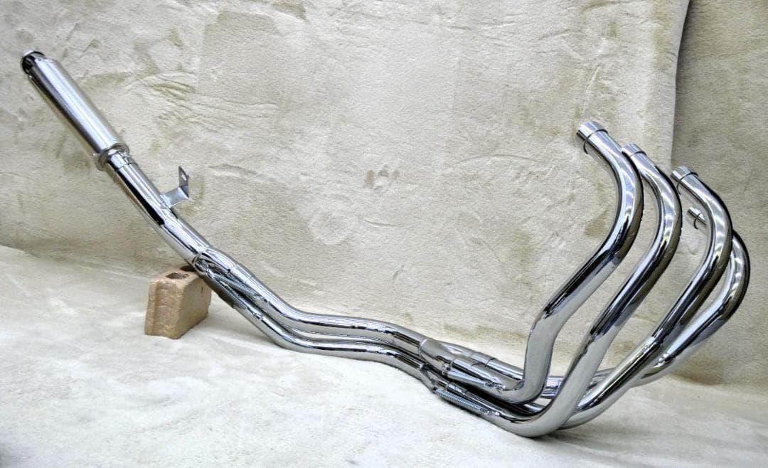 【トリプルA】マフラー　ＸＪＲ４００　８分割　メッキ　アウター/XJ400