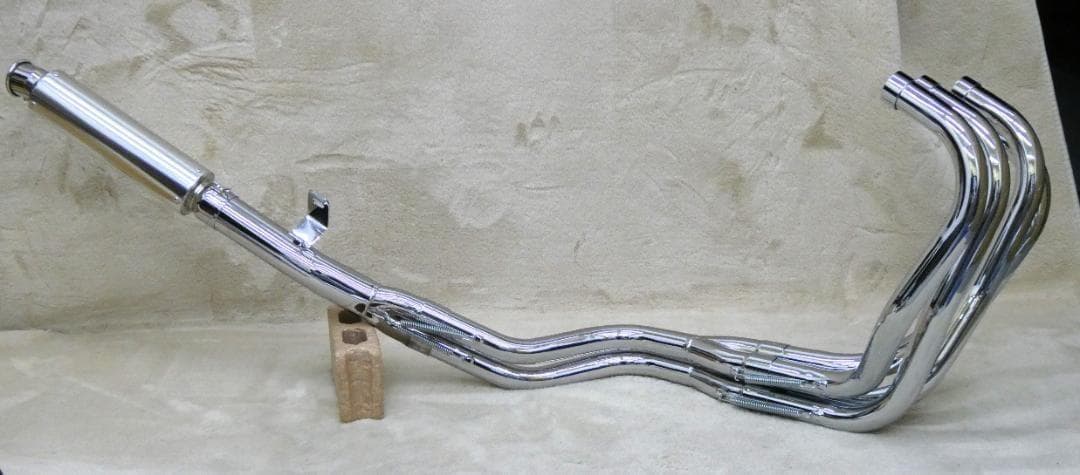 【トリプルA】マフラー　ＸＪＲ４００　８分割　メッキ　アウター/XJ400