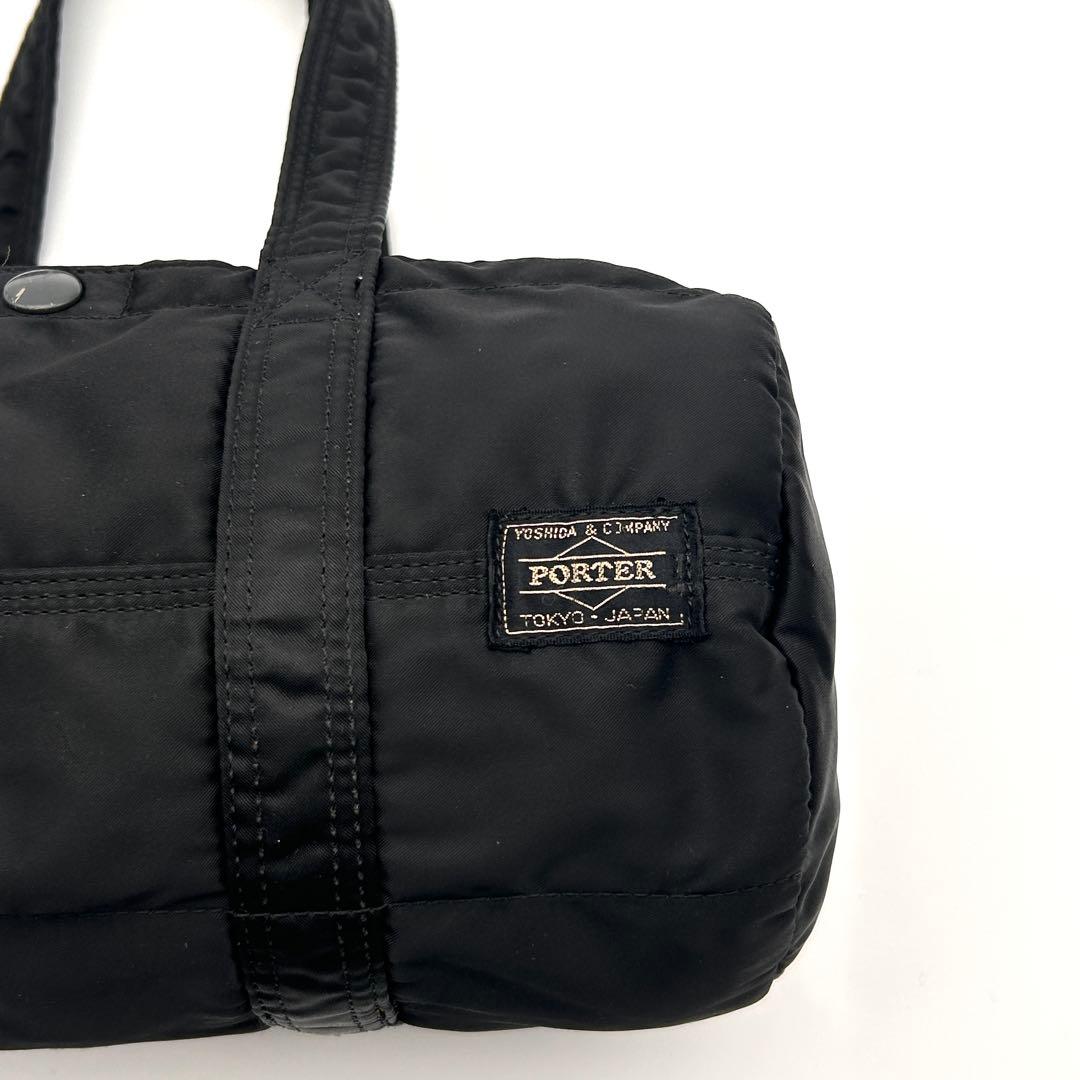 美品✨ 廃盤 PORTER ポーター ドラムバッグ ミニボストンバッグ S