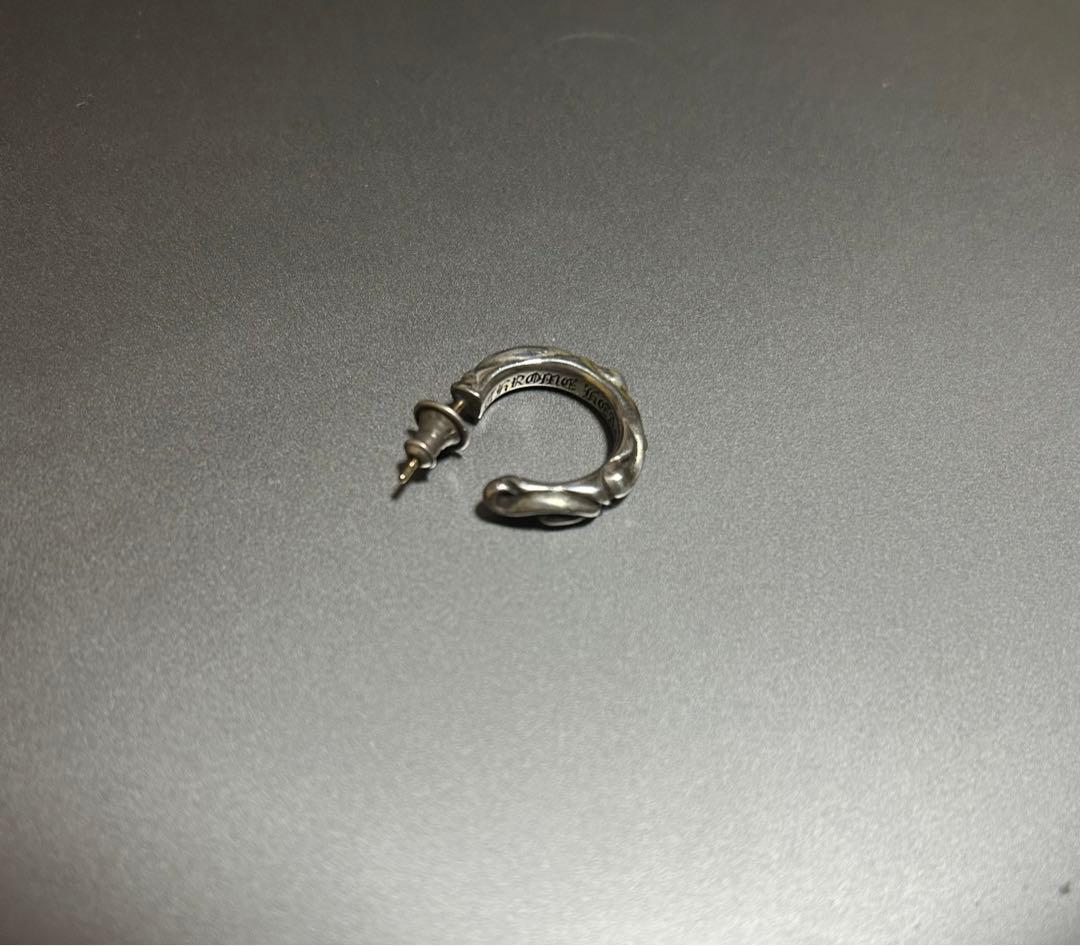 クロムハーツ スクロール フープイヤリング