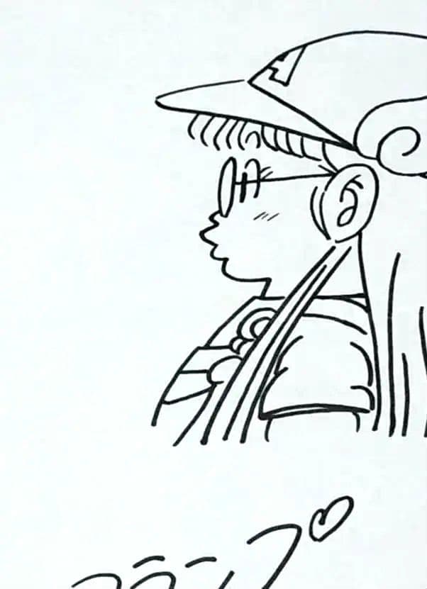 鳥山明先生　直筆サイン色紙【Dr.スランプアラレちゃん】