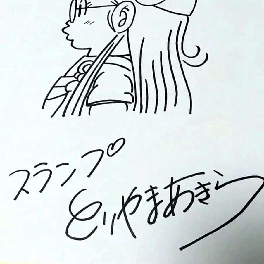 鳥山明先生　直筆サイン色紙【Dr.スランプアラレちゃん】