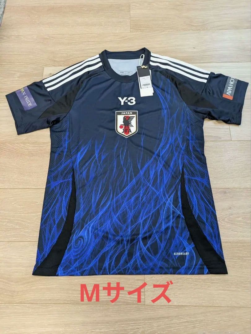 サッカー日本代表レプリカユニフォームY-3 新品未使用　アパホテル　Мサイズ