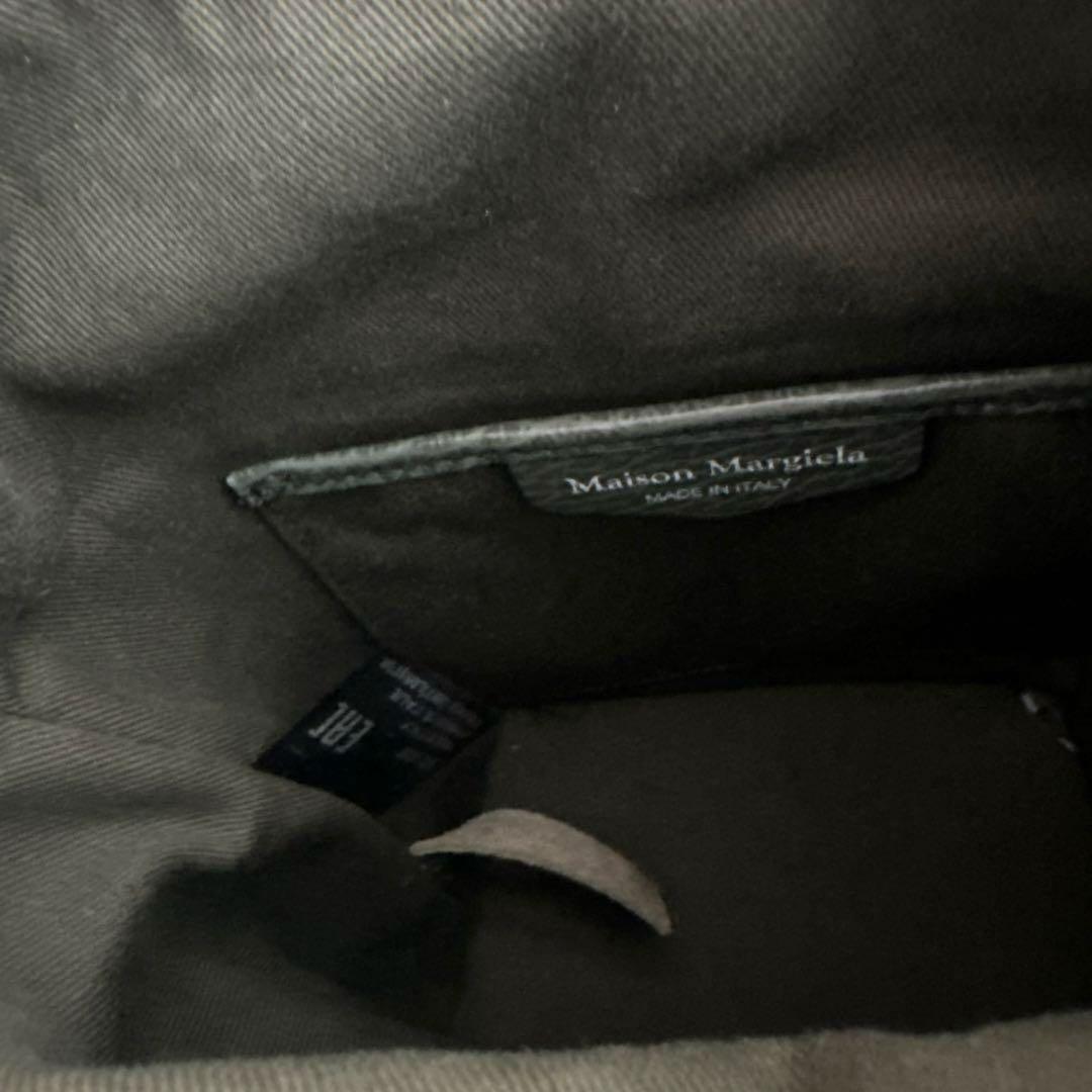 一度使用のみ/メゾン マルジェラショルダーバッグ 5AC バケットバッグ/カーキ