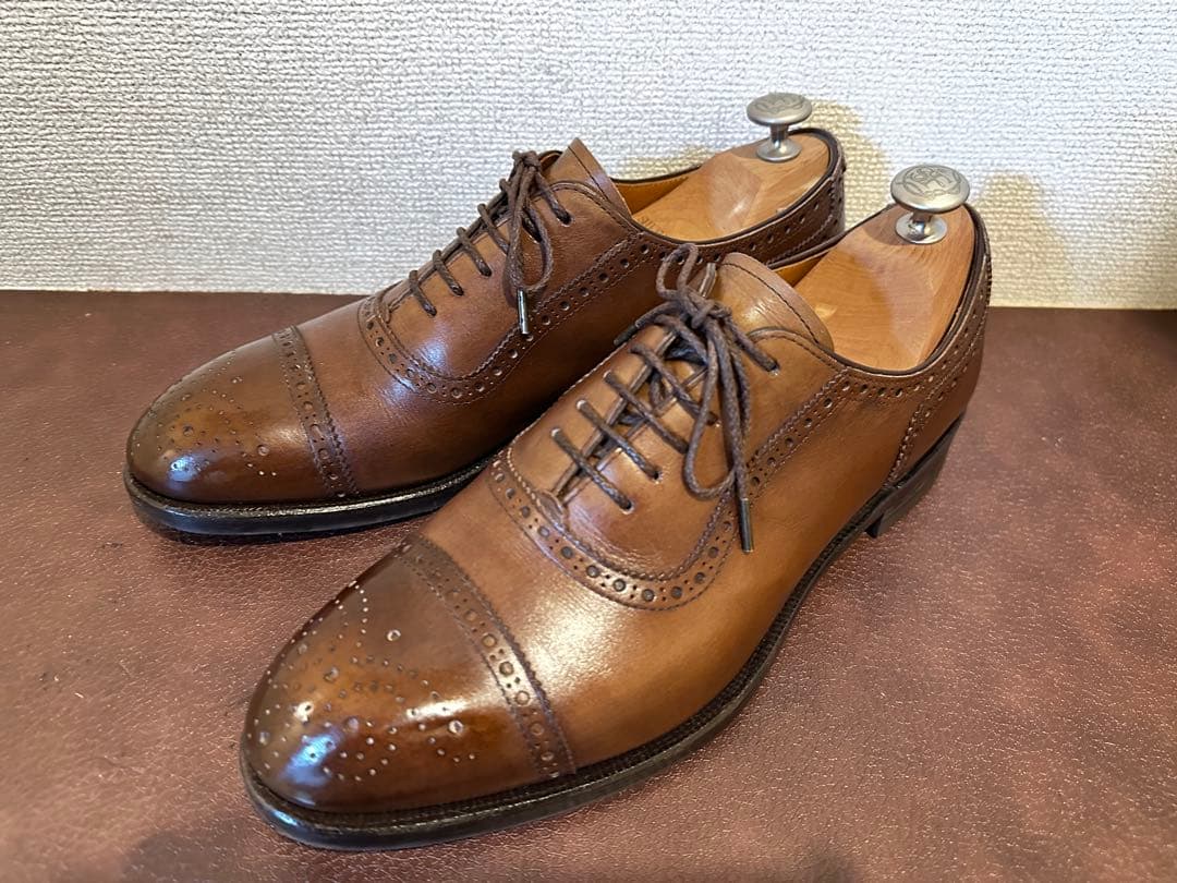 【SHETLAND FOX】コベントリー（セミブローグ/ブラウン）オーダー品