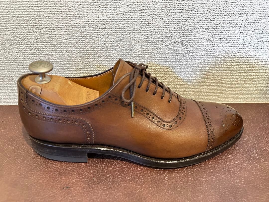 【SHETLAND FOX】コベントリー（セミブローグ/ブラウン）オーダー品